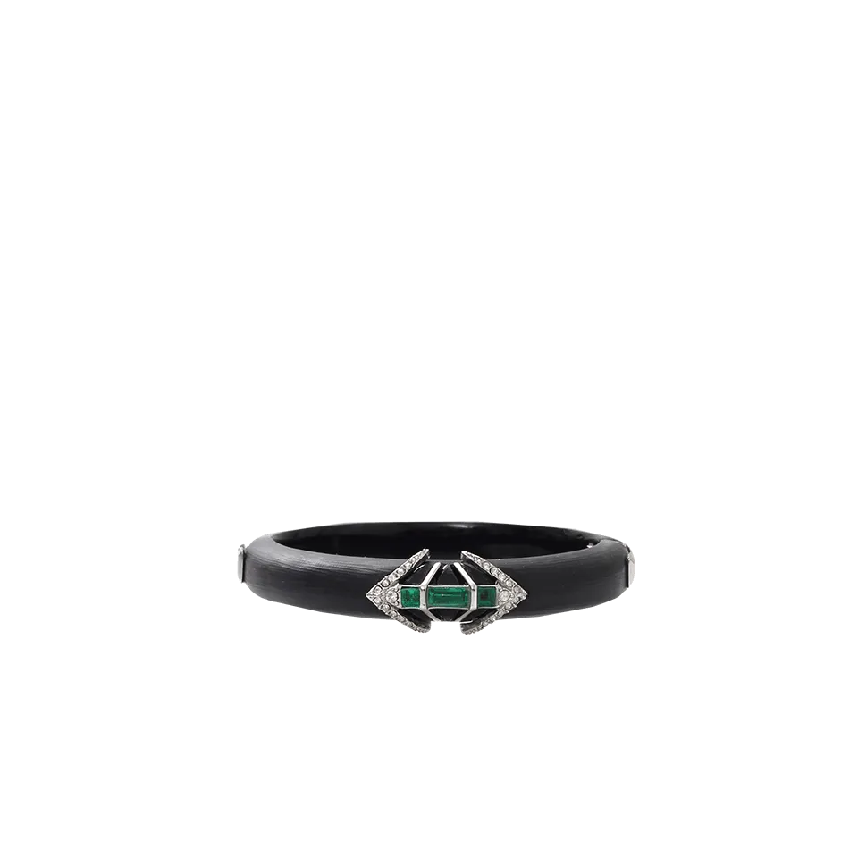 Small Crystal Deco Encrusted Bangle