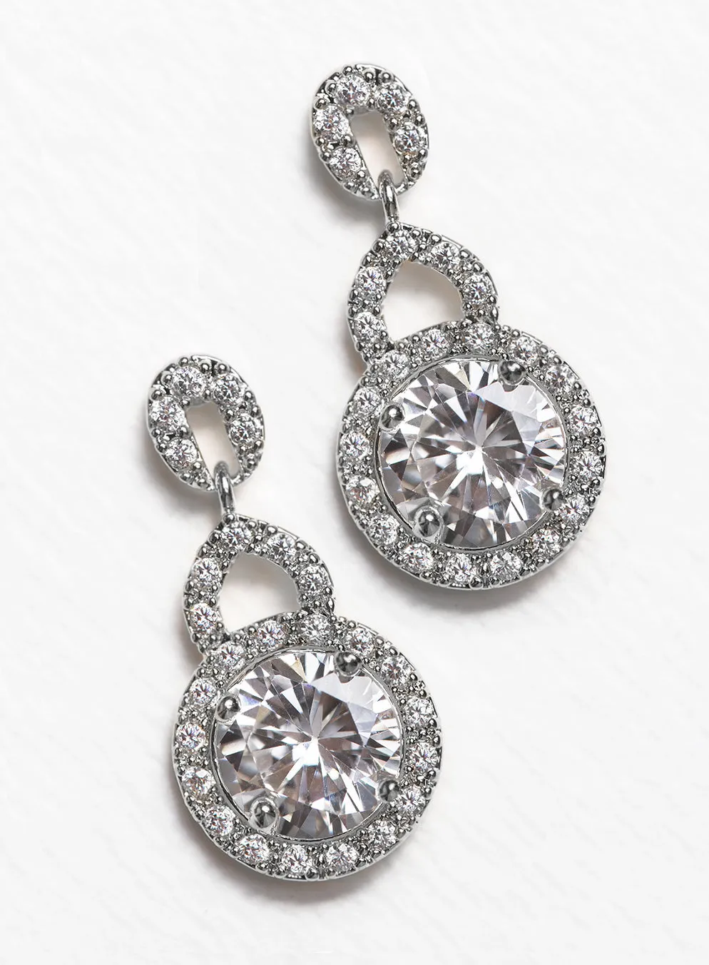 Sophia Crystal Drop Earrings