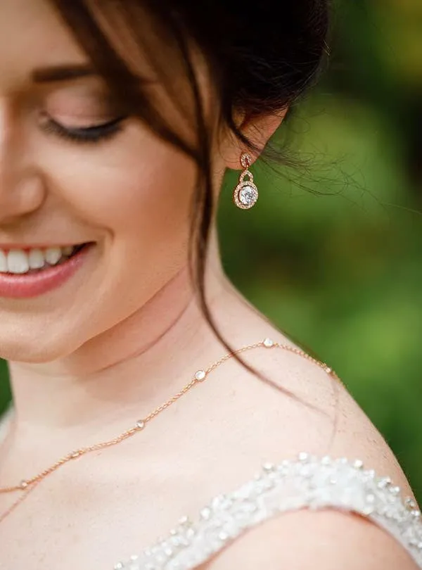Sophia Crystal Drop Earrings