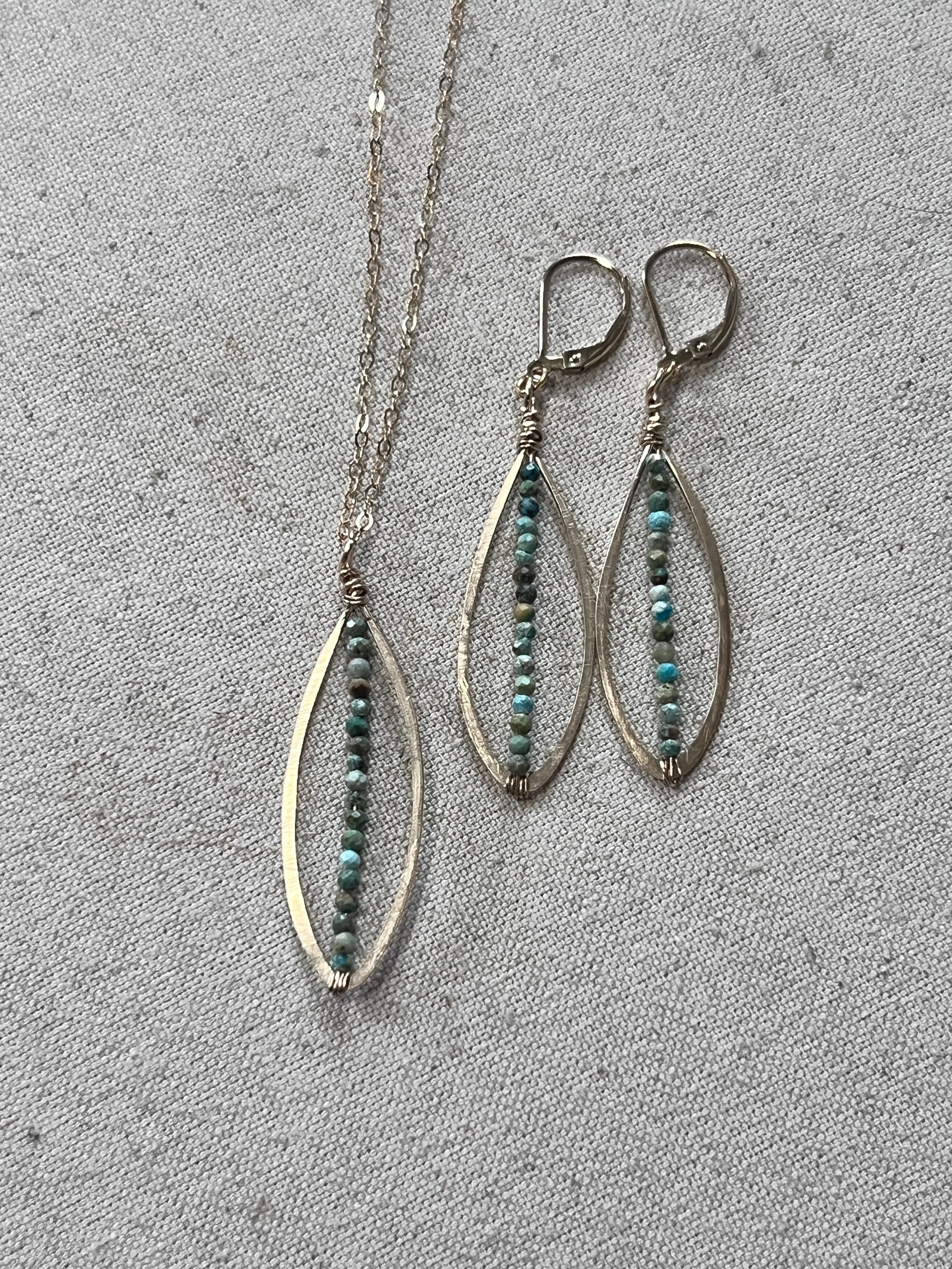 Spring Leaf Necklace