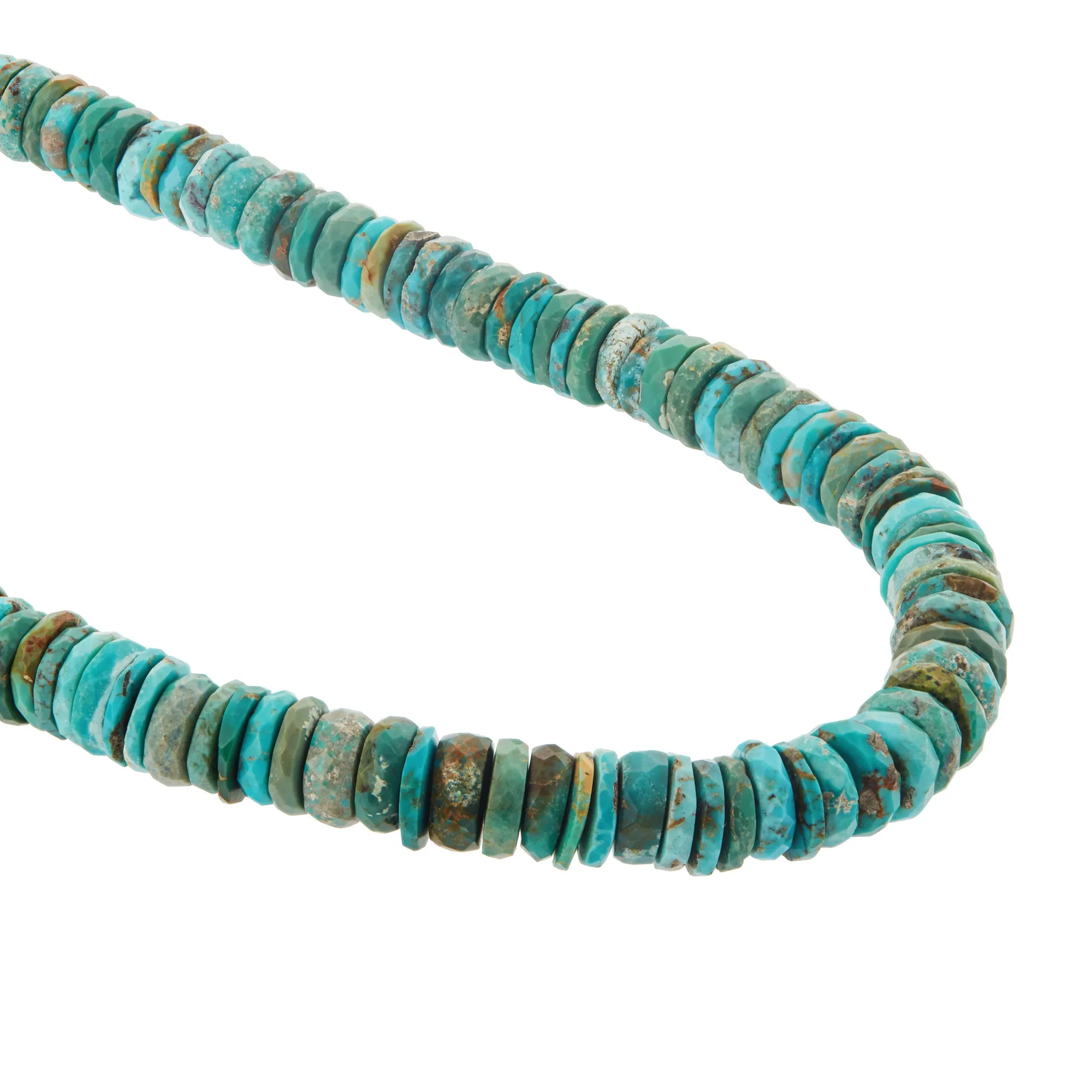 Turquoise Beaded Necklace (45cm)