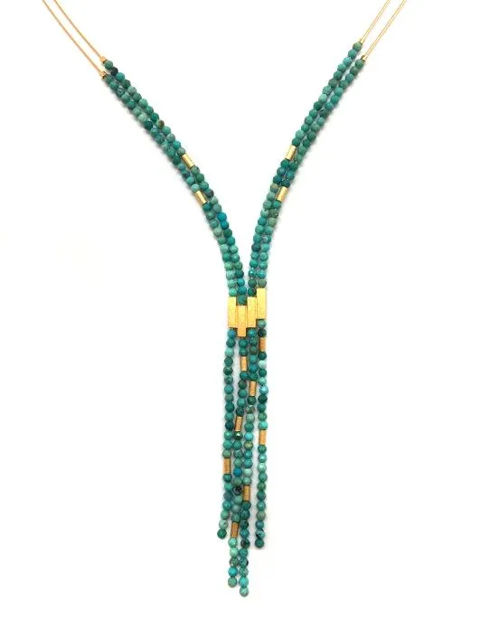 Turquoise Lariat Necklace