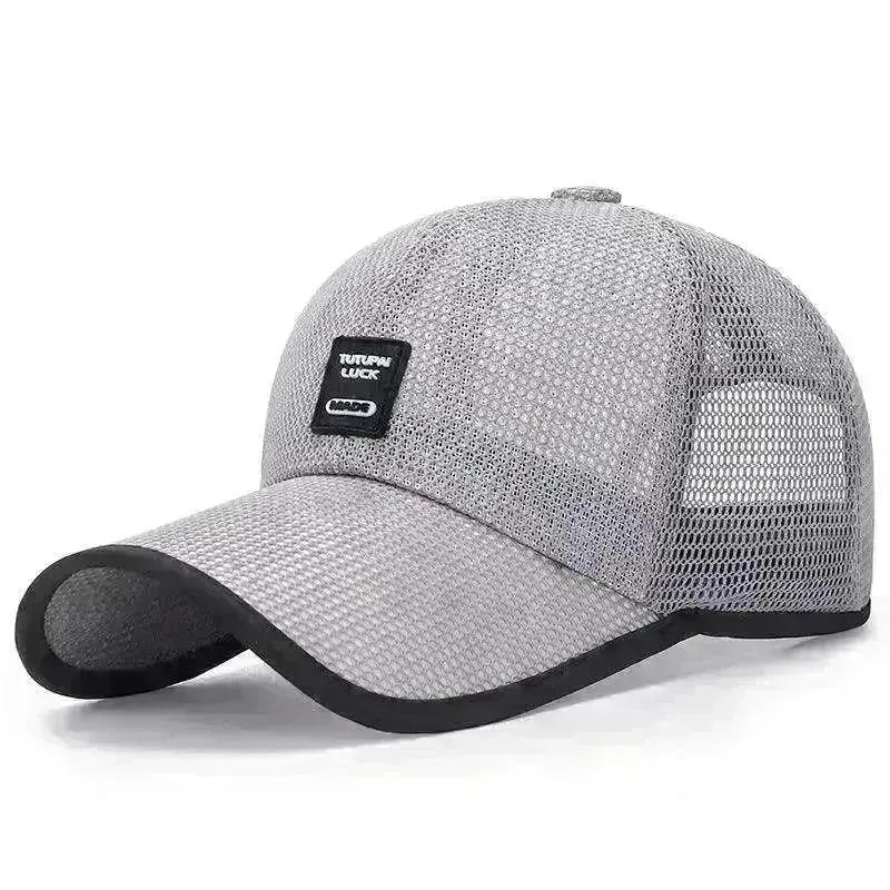 Unisex Sunshade Polyester Net Sunscreen Baseball Style Hat