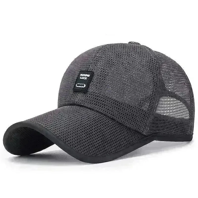 Unisex Sunshade Polyester Net Sunscreen Baseball Style Hat