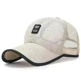 Unisex Sunshade Polyester Net Sunscreen Baseball Style Hat