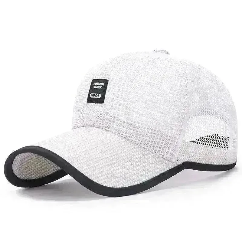Unisex Sunshade Polyester Net Sunscreen Baseball Style Hat