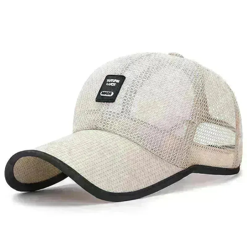 Unisex Sunshade Polyester Net Sunscreen Baseball Style Hat