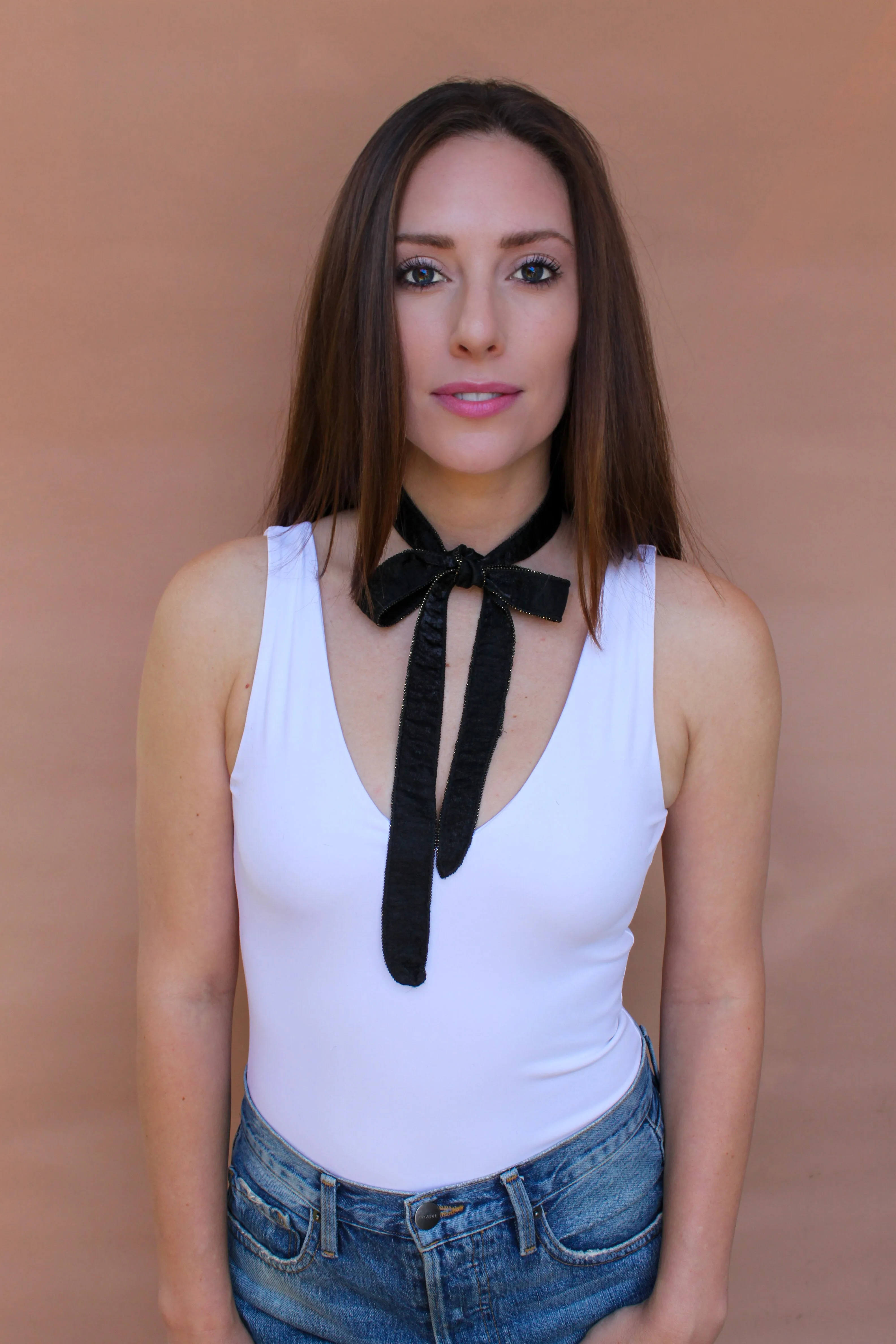 Velvet Convertible Wrap Headband | Black