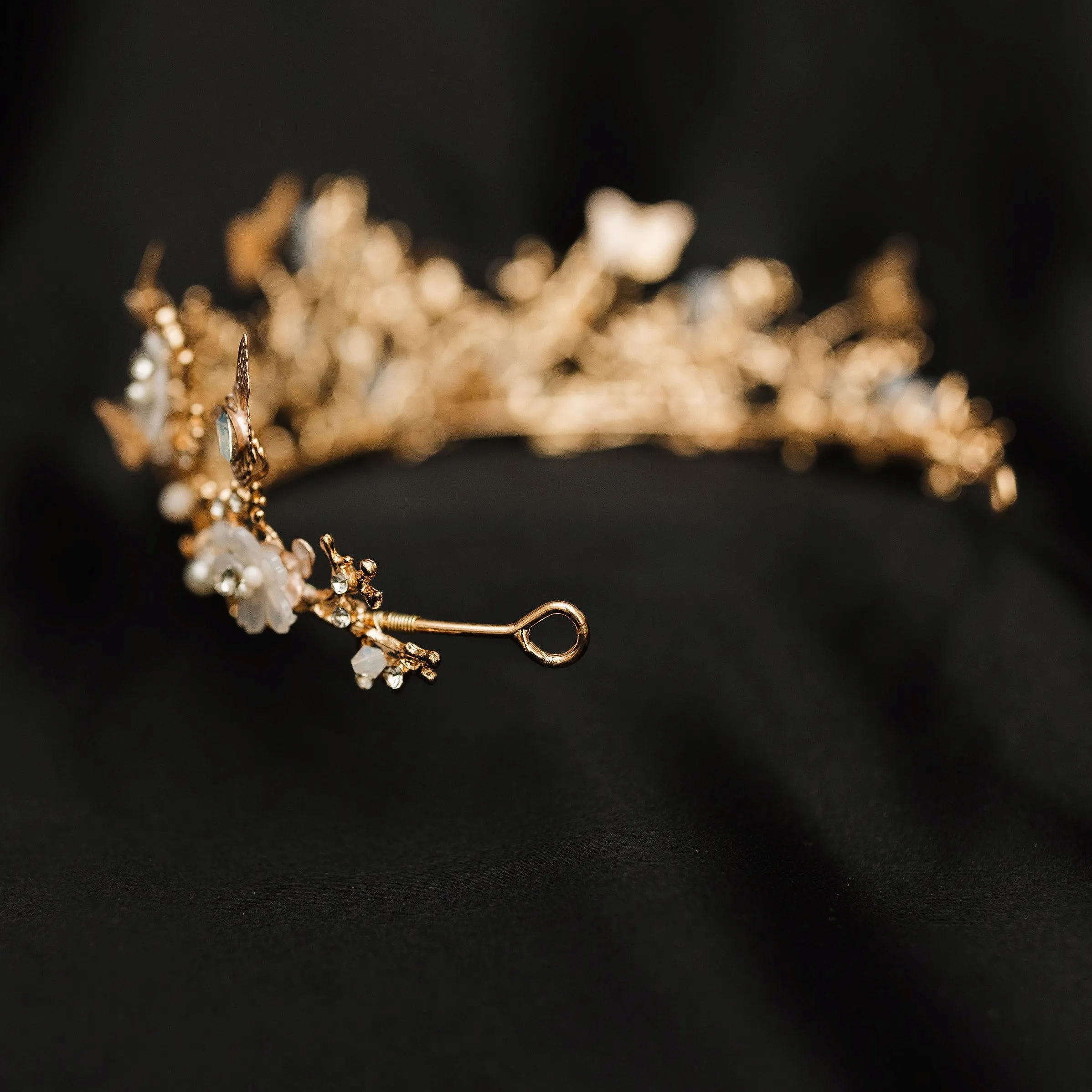 Verna's Butterfly Tiara in Gold