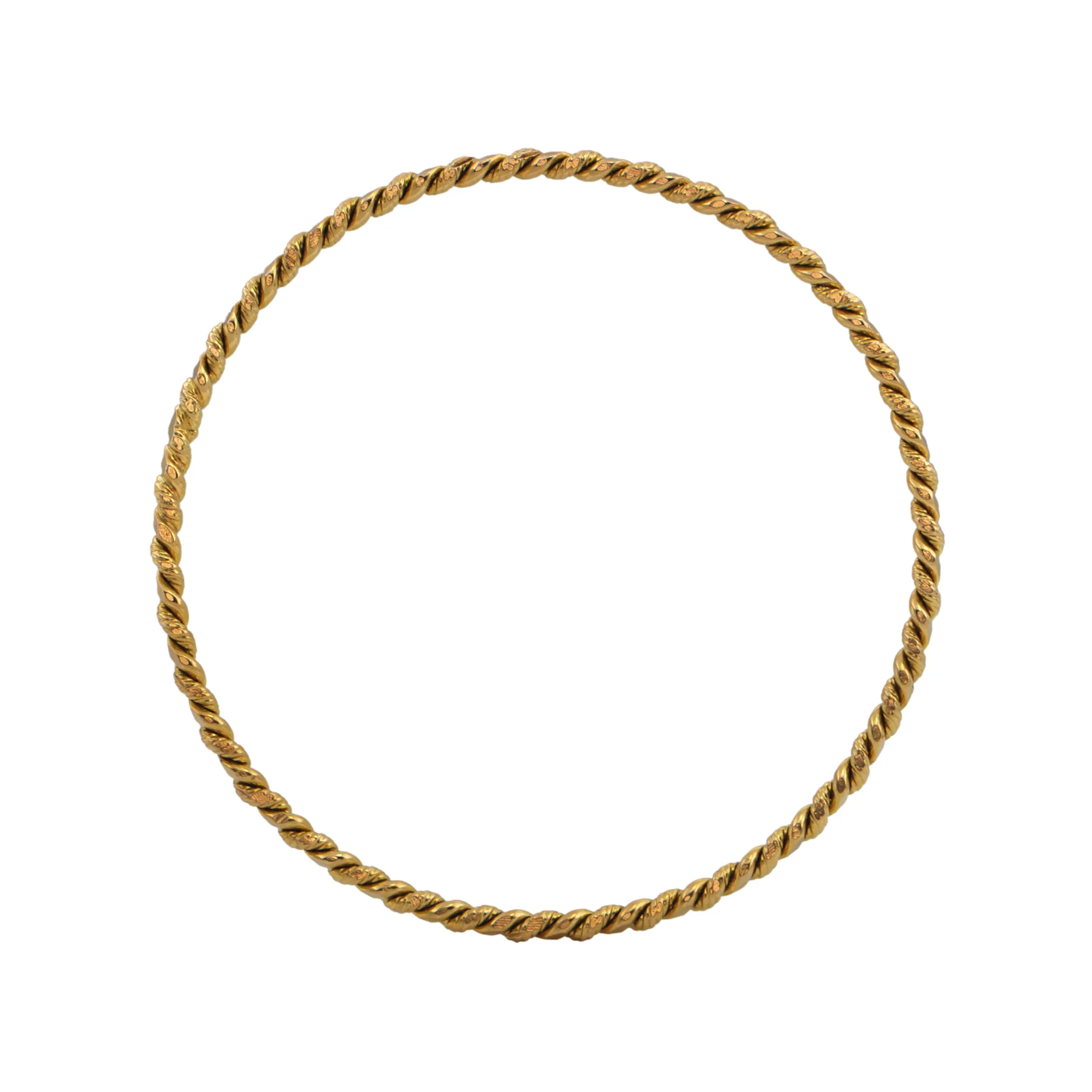 Vintage 18k Gold Bangle Bracelet
