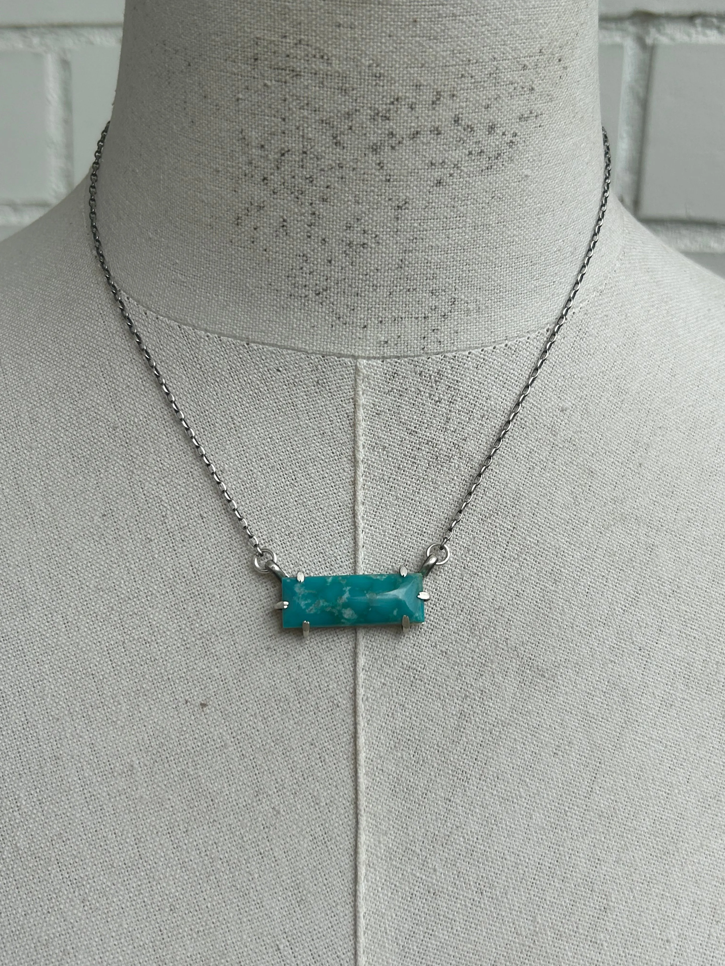 Waterproof Kingman Bar Necklace #44