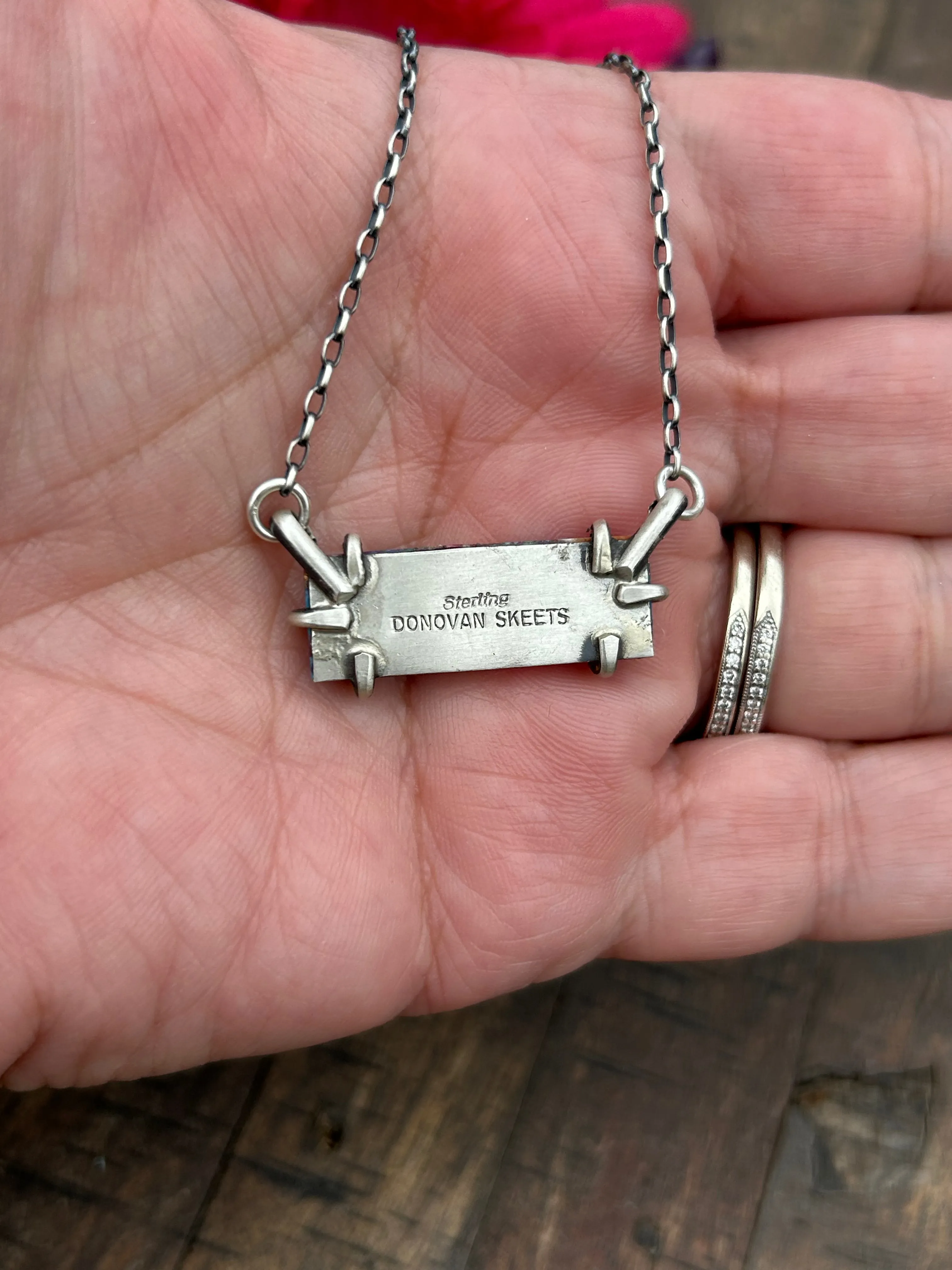 Waterproof Kingman Bar Necklace #44